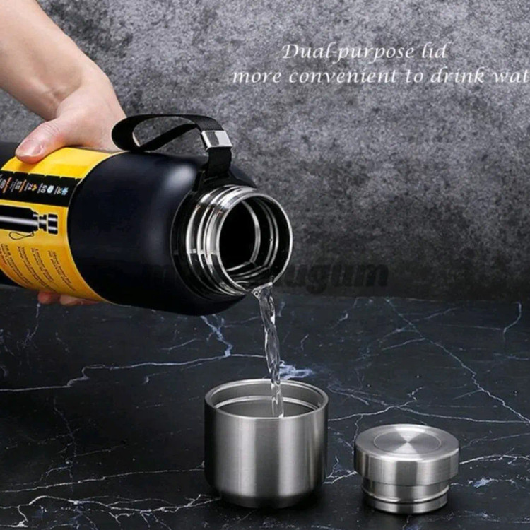 فلاسک دبل وال-استیل-750ml-قابلیت نگه داری سرد و گرم-کیفیت فوق العاده