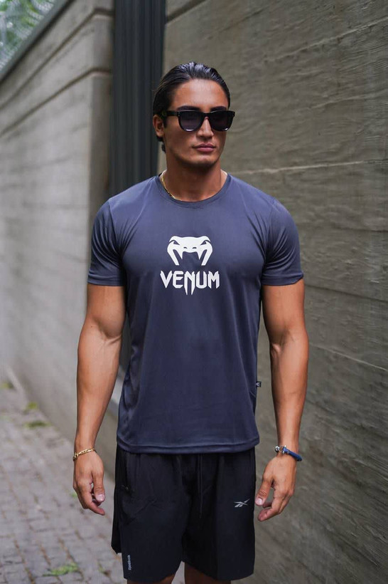تیشرت ورزشی مردانه طرح سوزنی تنفسی venum