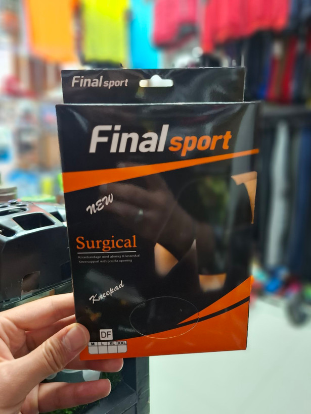 زانو بند تمام کش final طرح جدید در دو حالت سوراخ دار و بدون سوراخ