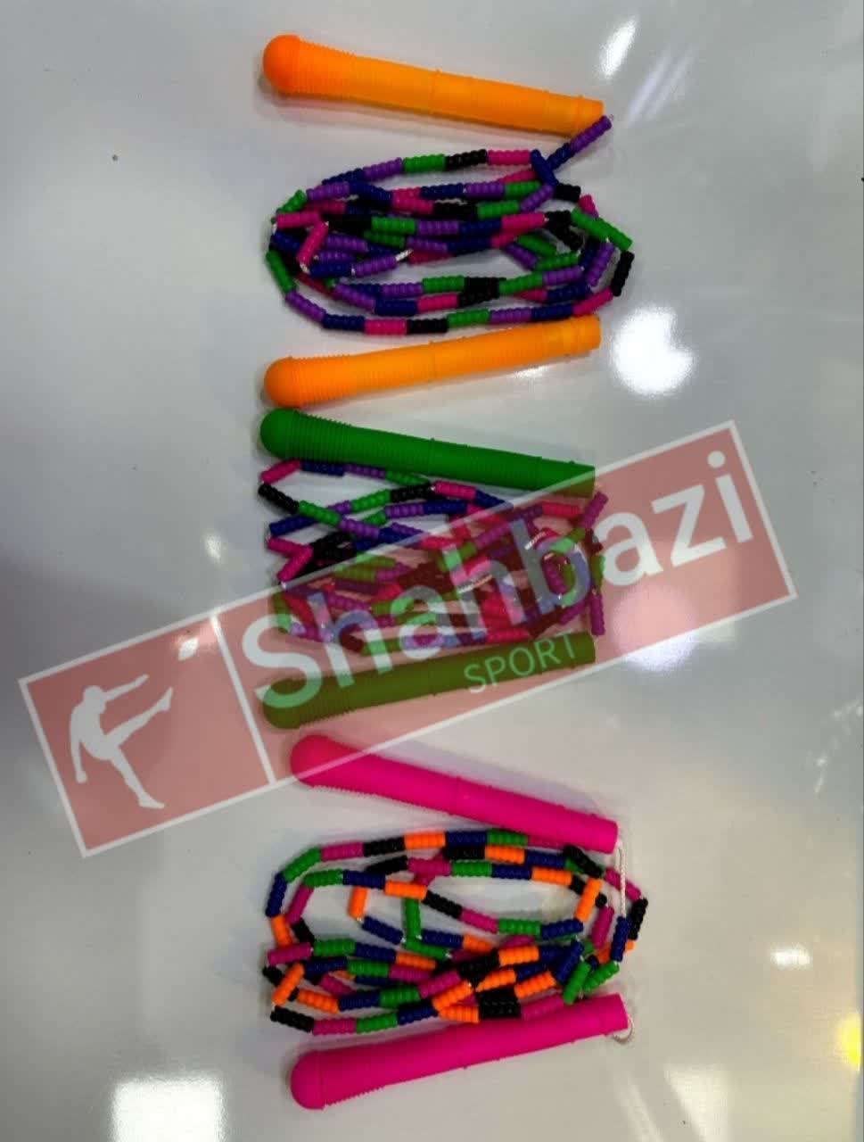 طناب تسبیحی رنگی دسته بلند
