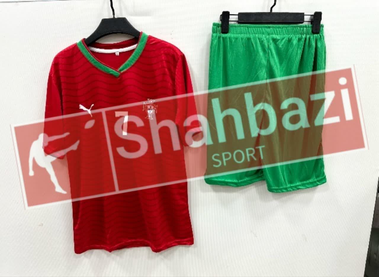 پیراهن شورت پرتغال طرح جدید پسرانه و مردانه