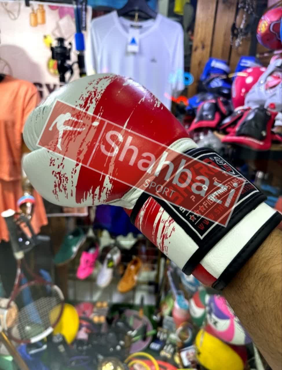 دستکش بوکس چرمی پاکستان shikra سایز 12