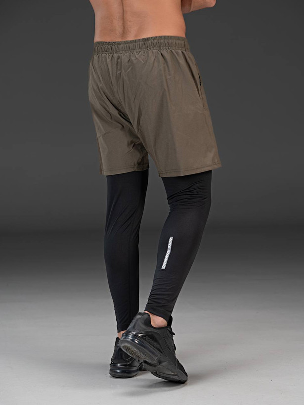 شلوارک لگ دار برند nike running جنس شلوارک آیرو جنس لگ استرج در ۶ رنگ