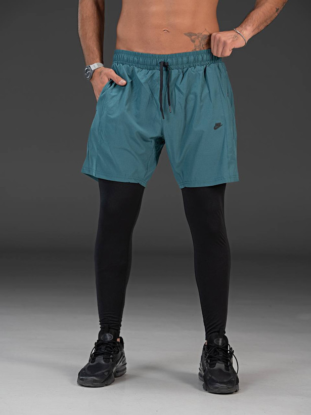 شلوارک لگ دار برند nike running جنس شلوارک آیرو جنس لگ استرج در ۶ رنگ