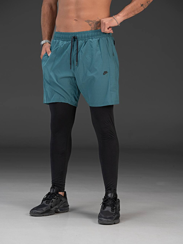 شلوارک لگ دار برند nike running جنس شلوارک آیرو جنس لگ استرج در ۶ رنگ