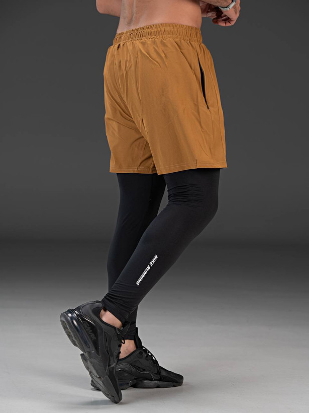شلوارک لگ دار برند nike running جنس شلوارک آیرو جنس لگ استرج در ۶ رنگ