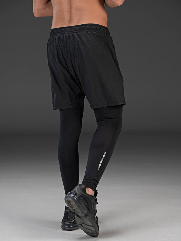 شلوارک لگ دار برند nike running جنس شلوارک آیرو جنس لگ استرج در ۶ رنگ